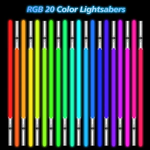 Lightsaber, RGB 20 Colors Changeable, LED Light Sword - Image 3