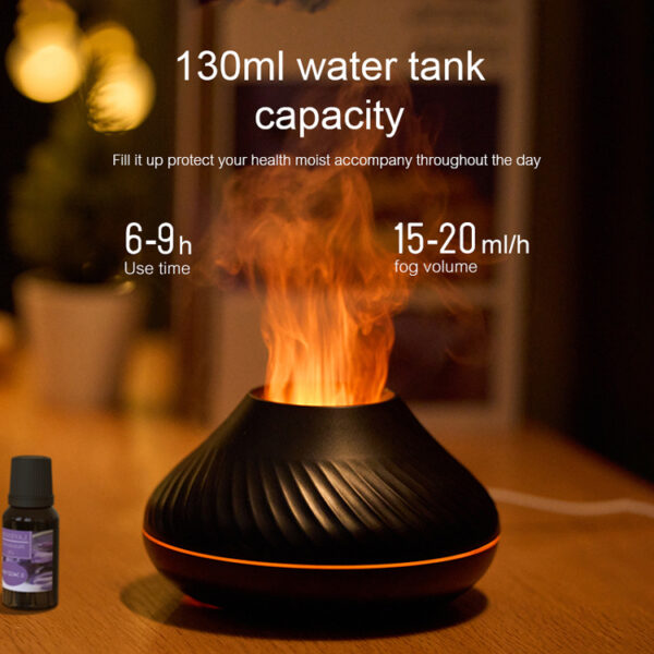 RGB Flame Aroma Diffuser 130Ml 3d - Image 4