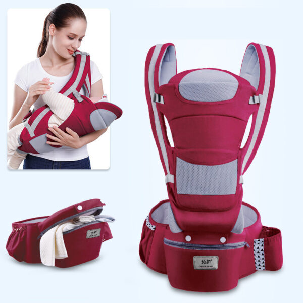 Ergonomic Baby Carrier 3 In 1 Baby Wrap Sling - Image 9