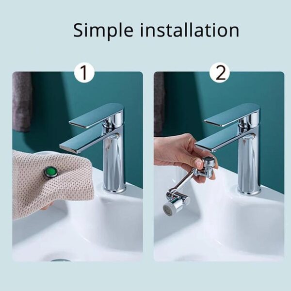 Universal 1080 Swivel Multifunction Faucet - Image 10