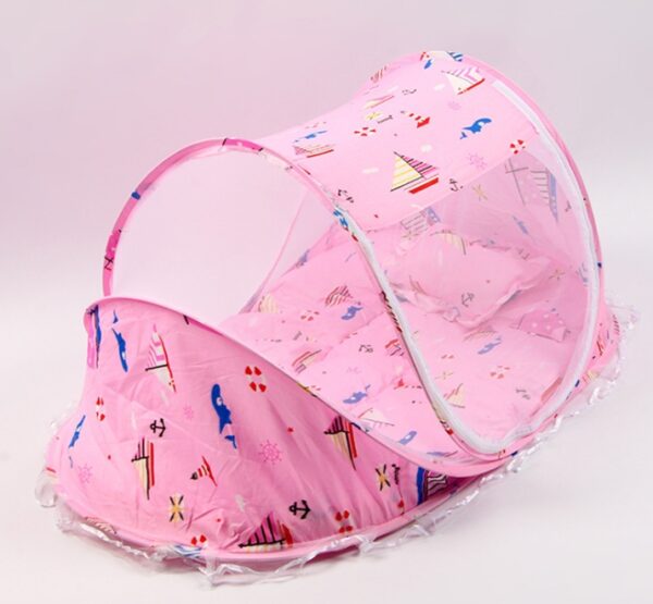 Foldable  Baby Bed Net With Pillow Net 2pieces - Image 6