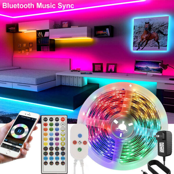 Bluetooth  Led Strip Lights 5050 RGB