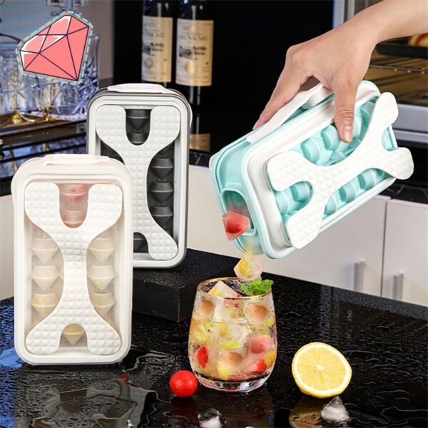 2in1 Portable Silicone Ice Ball Mold - Image 2