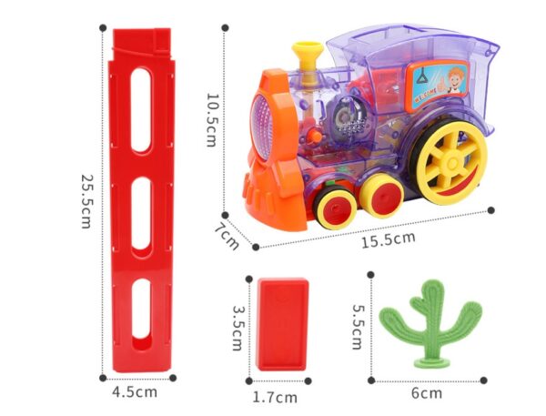 Domino Train Toy Car Puzzle - Image 9