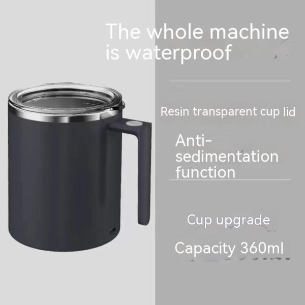 Portable Smart Magnetic Automatic Coffee Mixing Cup - Image 7