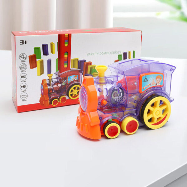 Domino Train Toy Car Puzzle - Image 8