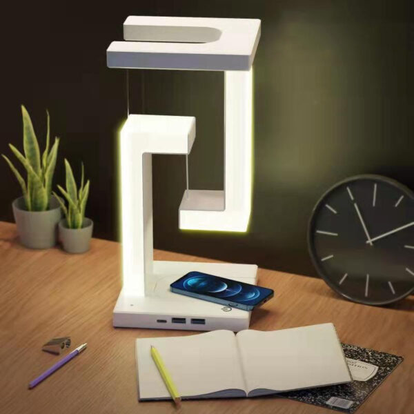 Wireless Charging Suspension Floating Balance Lamp